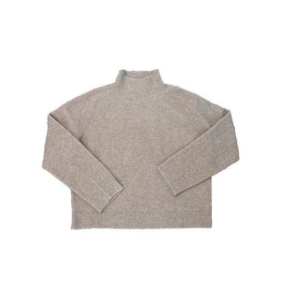 New Vince Raglan Turtleneck Sweater Sand Size Large - Picture 3 of 5